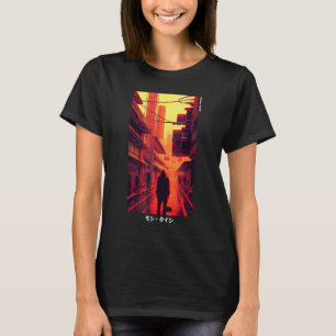 Japanese Tokyo Streetwear Aesthetic Futuristic Cyb T-Shirt