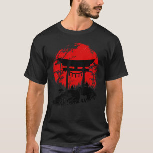 Japanese Torii Under The Sun T-Shirt