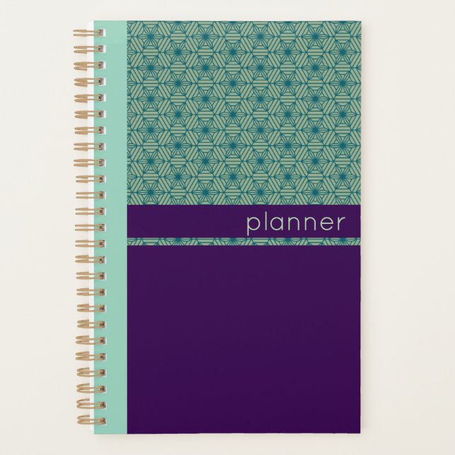 Japanese Tortoise Pattern Planner (Front)