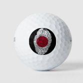 Nigerian flag-coat of arms golf balls