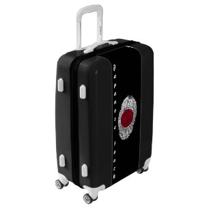Japanese touch fingerprint flag luggage