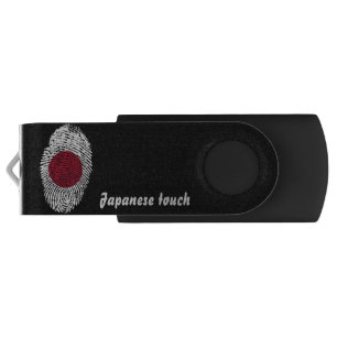 Japanese touch fingerprint flag USB flash drive