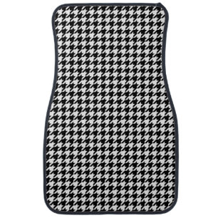 Japanese Traditional Design3 -CHIDORI- Black&White Car Floor Mat