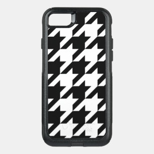 Japanese Traditional Design3 -CHIDORI- Black&White OtterBox Commuter iPhone SE/8/7 Case