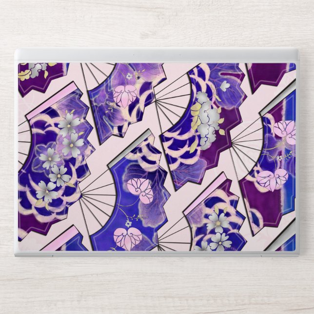 Japanese Traditional Fans HP Laptop Skin (Front)