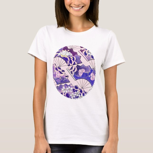 Japanese Traditional Fans T-Shirt (Front)