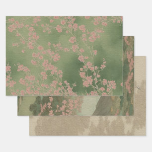 Japanese traditional manuscript ephemera No1 Wrapping Paper Sheets