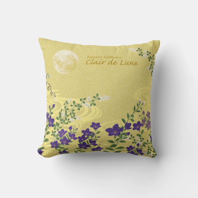 Japanese traditional patterns throw pillow (Front)