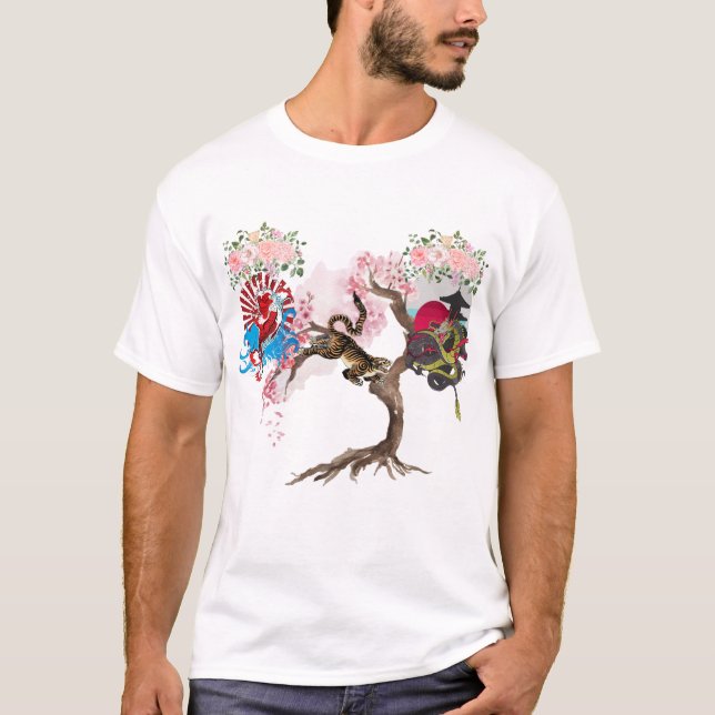 Japanese Tree Art T-shirt (Front)