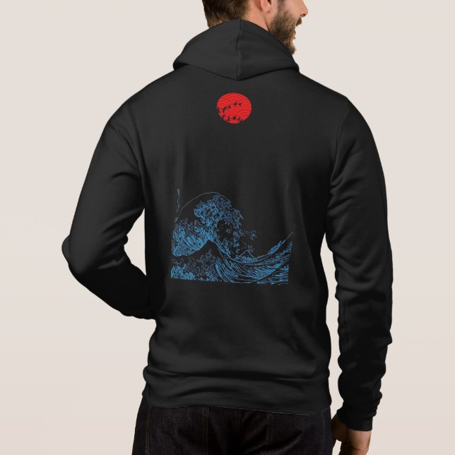 Japanese Ukiyo Art Hoodie (Back)