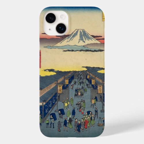 Japanese ukiyo_e art iPhone old Tokyo Mt Fuji iPho Case_Mate iPhone 14 Plus Case