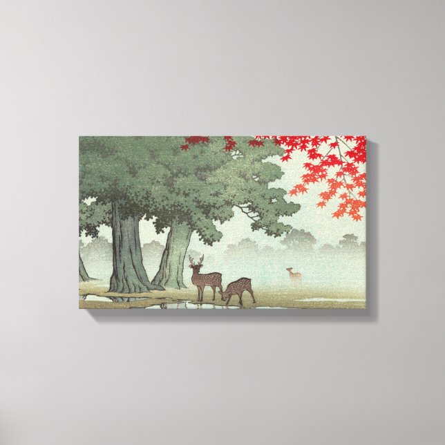 Japanese Ukiyoe Art(Hasui Kawase) Canvas Print (Front)