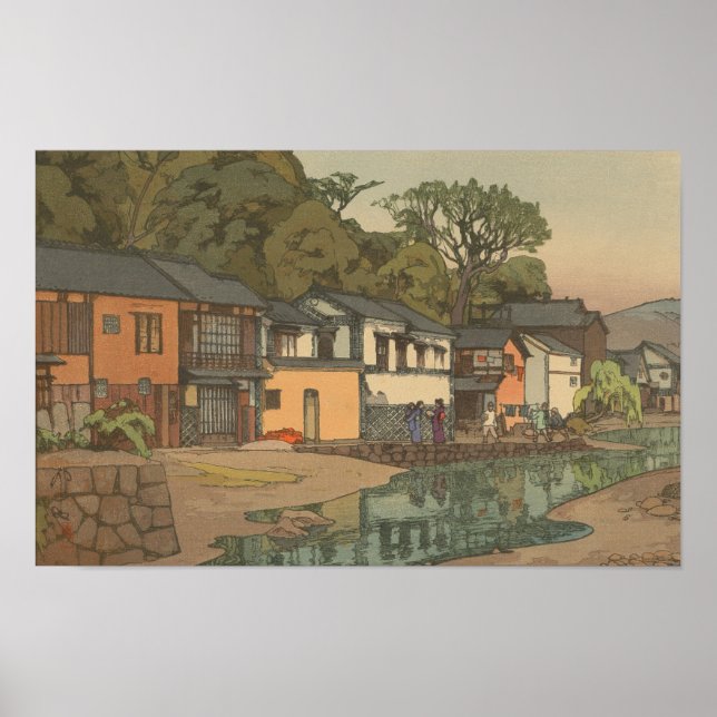 Japanese Ukiyoe Art (Hiroshi Yoshida) Poster (Front)