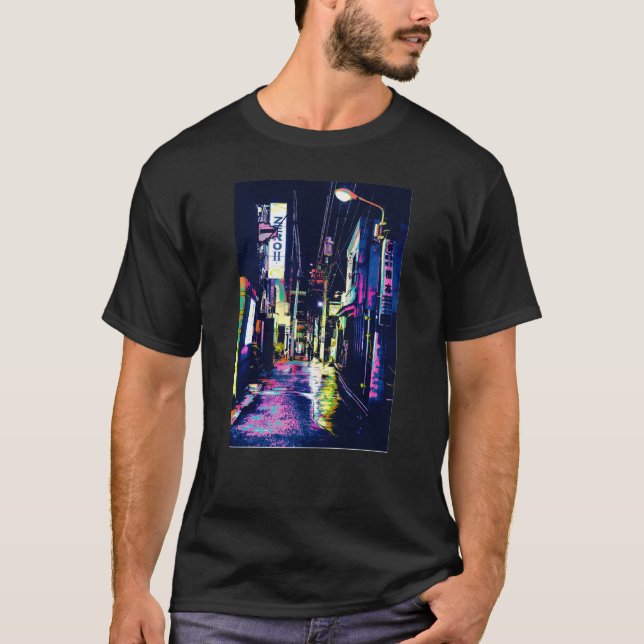 Japanese Vaporwave 80's 90's Lofi Tokyo Streetwear T-Shirt (Front)