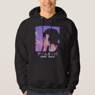 Japanese Vaporwave Aesthetic Sad Anime Boy Lofi Ga Hoodie