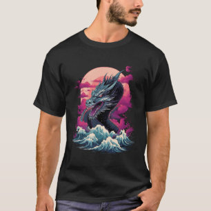 Japanese Vaporwave Tokyo Dragon Asian Retro 80€™S T-Shirt