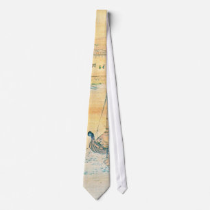 Japanese Village 1890 Neck Tie
