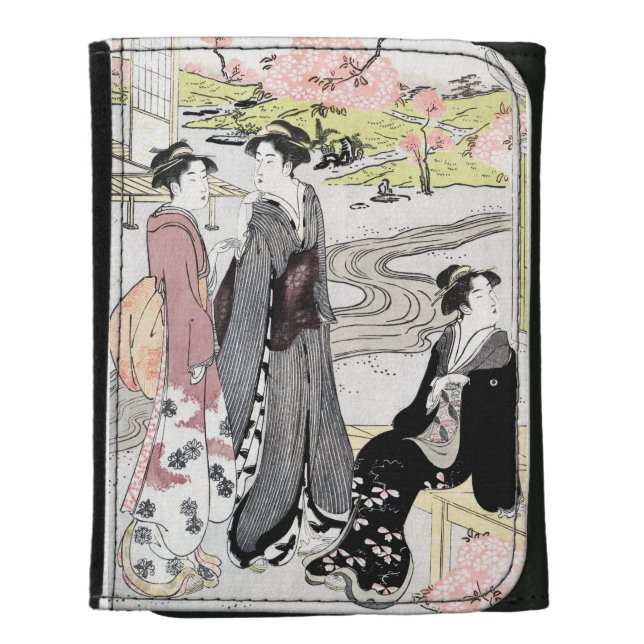 Japanese Vintage Art #1 Wallet (Front Vertical)