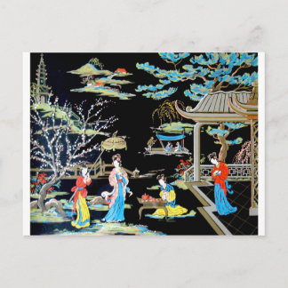 JAPANESE VINTAGE ART POSTCARD