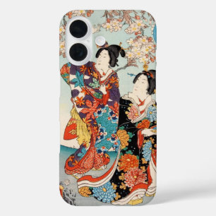 Japanese vintage beauty geisha lady woman Maiko iPhone 16 Case