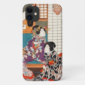 Japanese vintage beauty geisha lady woman Maiko Case-Mate iPhone Case