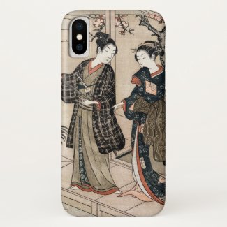 Japanese vintage beauty geisha lady woman Maiko iPhone X Case
