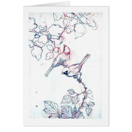 Japanese Vintage Birds Cards (Front)