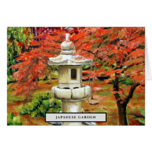 Japanese Vintage Garden Art Cards