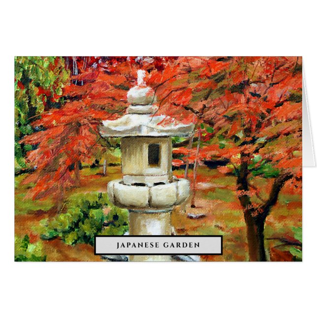 Japanese Vintage Garden Art Cards (Front Horizontal)