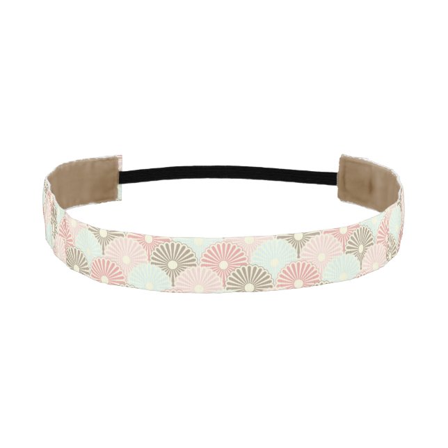 Japanese vintage pattern athletic headband (Front)