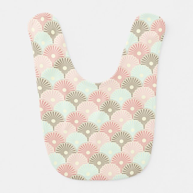 Japanese vintage pattern baby bib (Front)