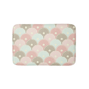 Japanese vintage pattern bath mat