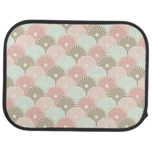 Japanese vintage pattern car mat