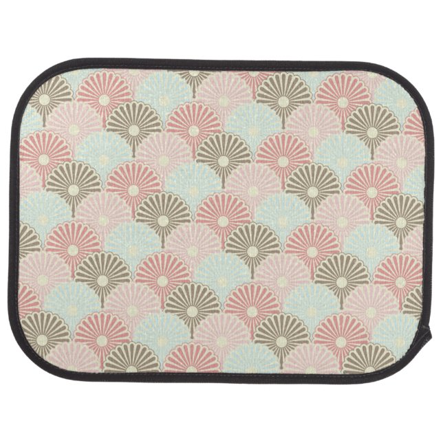 Japanese vintage pattern car mat (Rear)