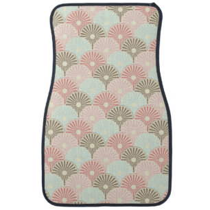 Japanese vintage pattern car mat