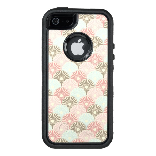 Japanese vintage pattern otterbox iPhone case (Back)