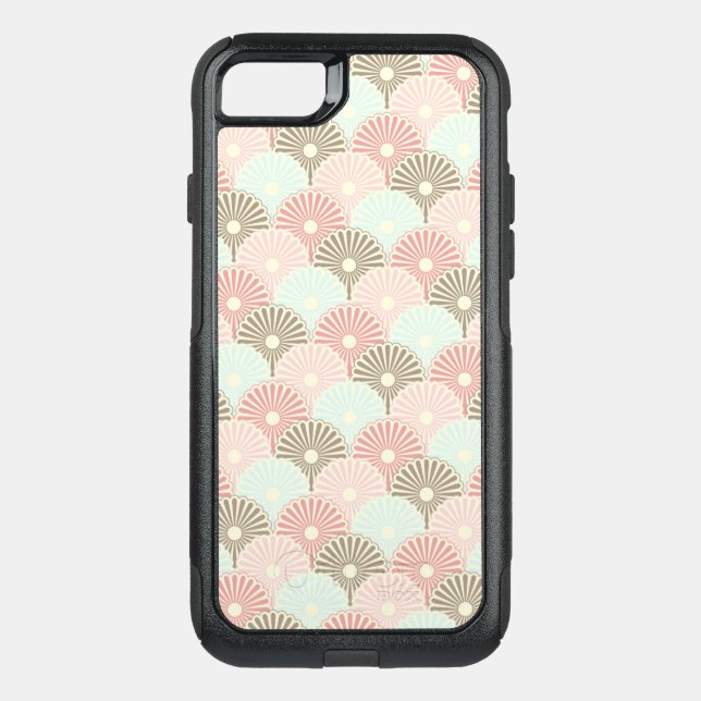 Japanese vintage pattern otterbox iPhone case (Back)