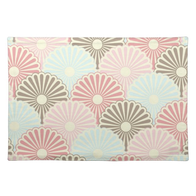 Japanese vintage pattern placemat (Front)