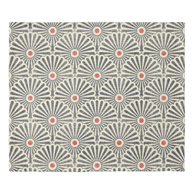 Japanese vintage pattern, seamless texture. duvet cover (Front)