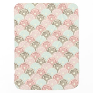Japanese vintage pattern stroller blanket