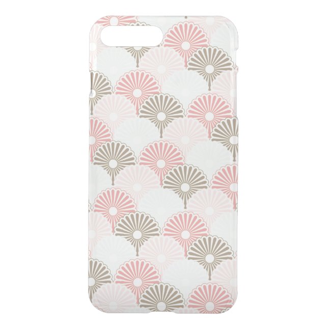 Japanese vintage pattern uncommon iPhone case (Back)