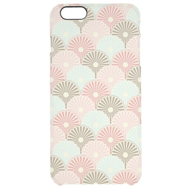 Japanese vintage pattern uncommon iPhone case (Back)