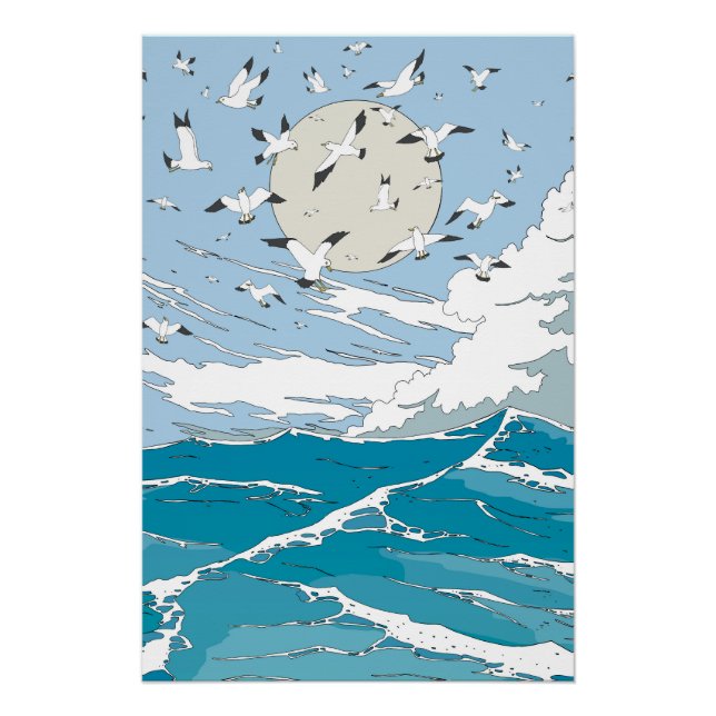 Japanese Vintage Seqscape Poster (Front)