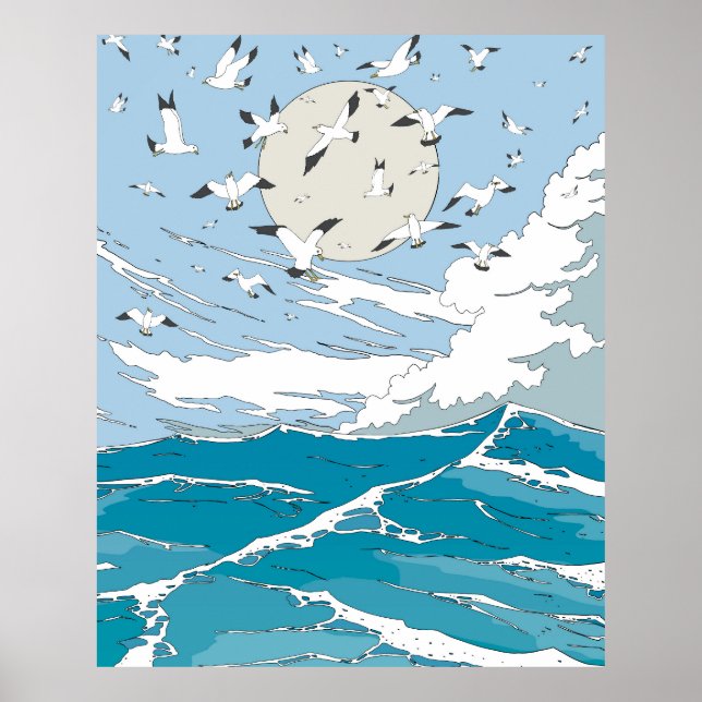 Japanese Vintage Seqscape Poster (Front)