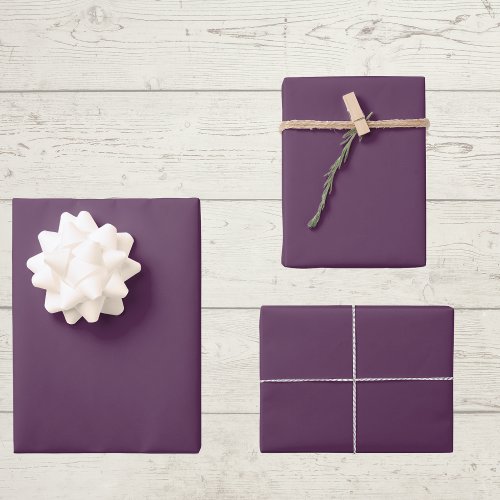 Japanese Violet Solid Color Wrapping Paper Sheets