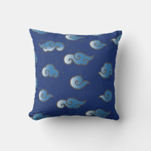 Japanese Wagara Pattern Throw Pillow