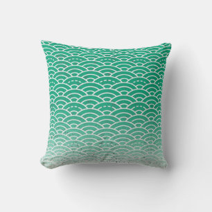 Japanese Wagara Pattern Throw Pillow