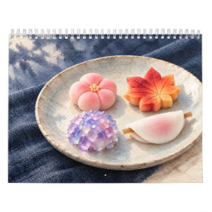 Japanese Wagashi Sweets Through the Seasons Calendar