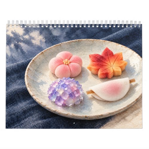 Japanese Wagashi Sweets Through the Seasons Calendar
