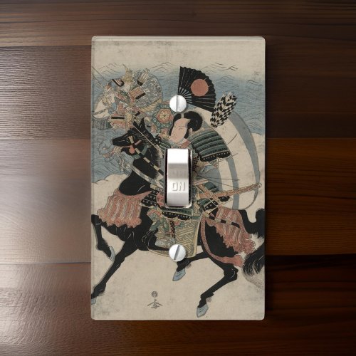 Japanese Warrior Art  Light Switch Cover